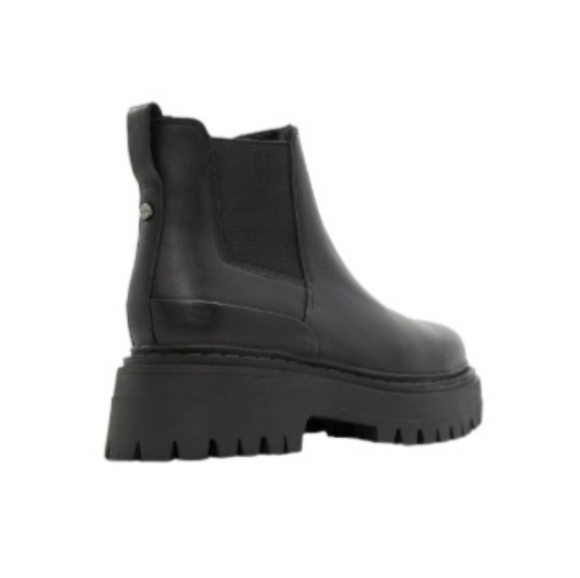 Aldo Black Chelsea Boot with Lug Sole - Picture 5 of 8